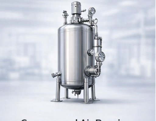 Vertical Compressed Air Receiver