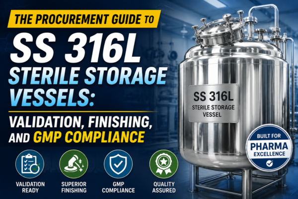 The Procurement Guide to SS 316L Sterile Storage Vessels: Validation, Finishing, and GMP Compliance