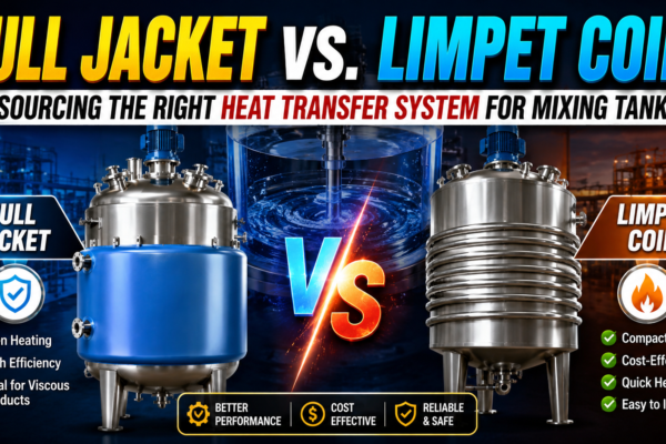 Full Jacket vs. Limpet Coil: Sourcing the Right Heat Transfer System for Mixing Tanks