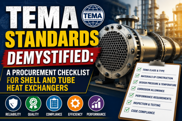 TEMA Standards Demystified: A Procurement Checklist for Shell and Tube Heat Exchangers